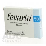 Феварин 50 мг, 30 таблеток